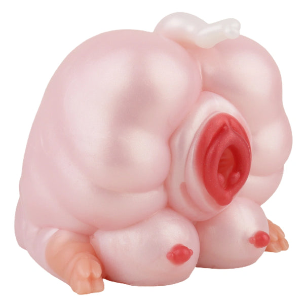 Lola Pink Heart Pig Dual Fantasy Buttocks Masturbator — alternate view