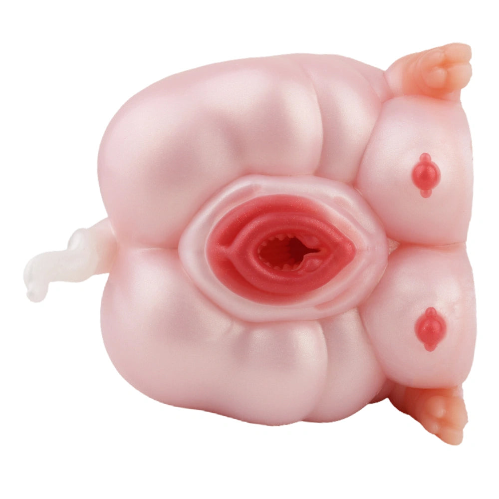 Lola Pink Heart Pig Dual Fantasy Buttocks – top view
