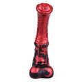 Big Horse Dildo Embervex Red Flames Triple Knot