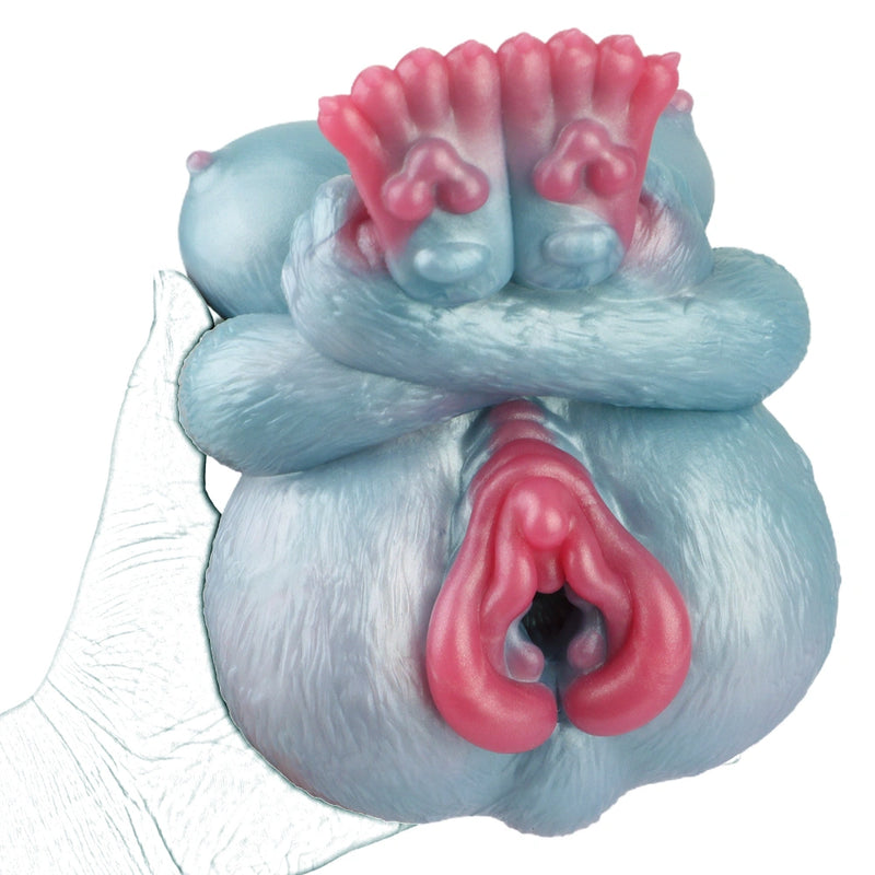 Butt Masturbator Spots Leopard Single Channel – detail close-up