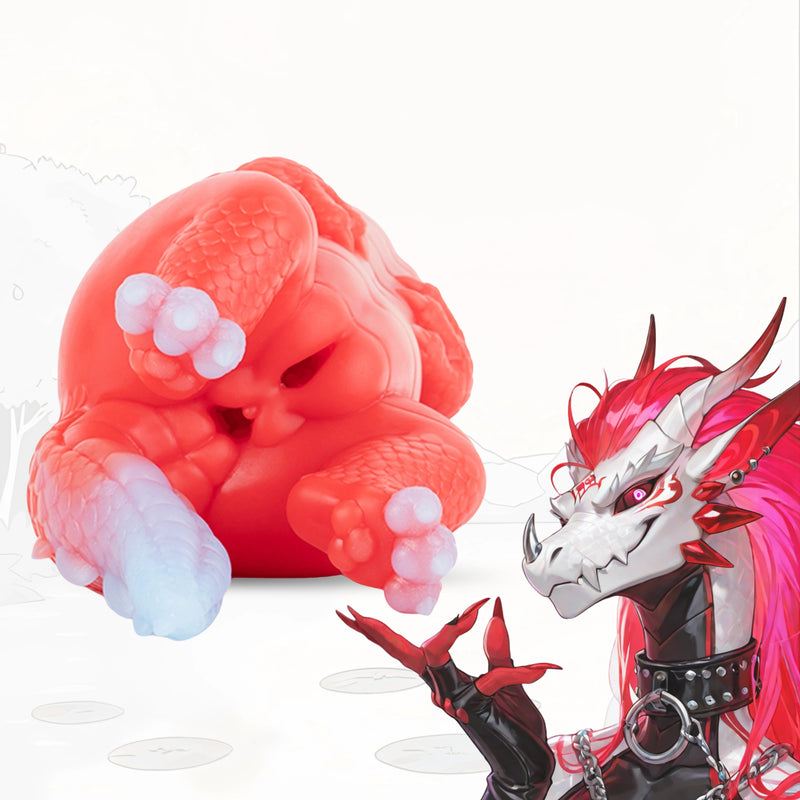 Butt Masturbator Inferno Red Dragon Dual Channel