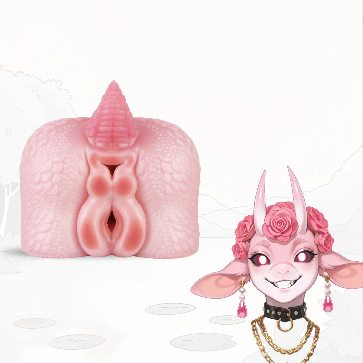 Butt Masturbator Pyro Fire Dragon Dual Channel