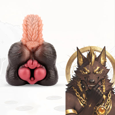 Rex Bully Tailless Dog Single Channel Fantasy – silicone texture close-up