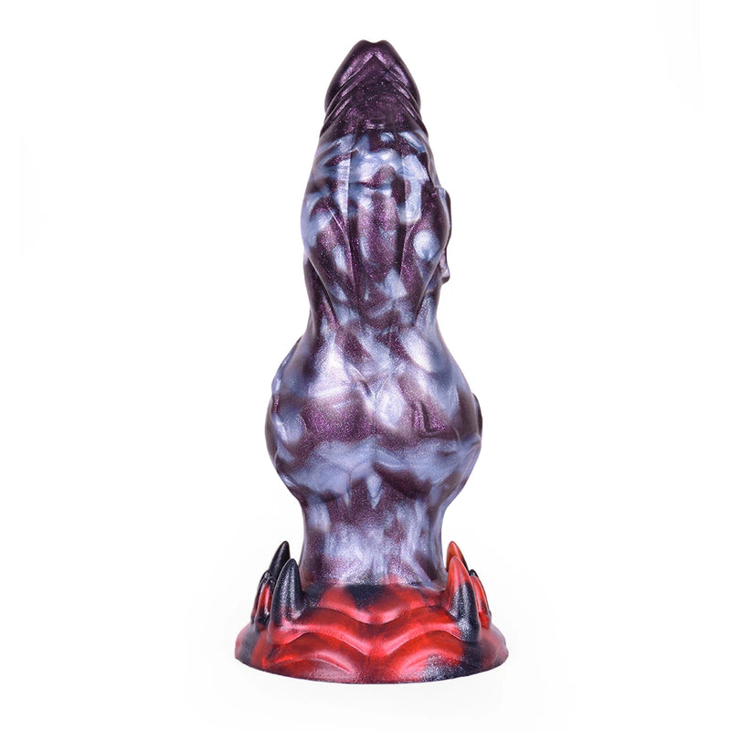 Knot Dildo Clavoor Compact Deep Violet Rounded – texture detail