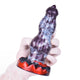 Beaded Dildo Clyvoor Violet Grey Triple Bulge Lava