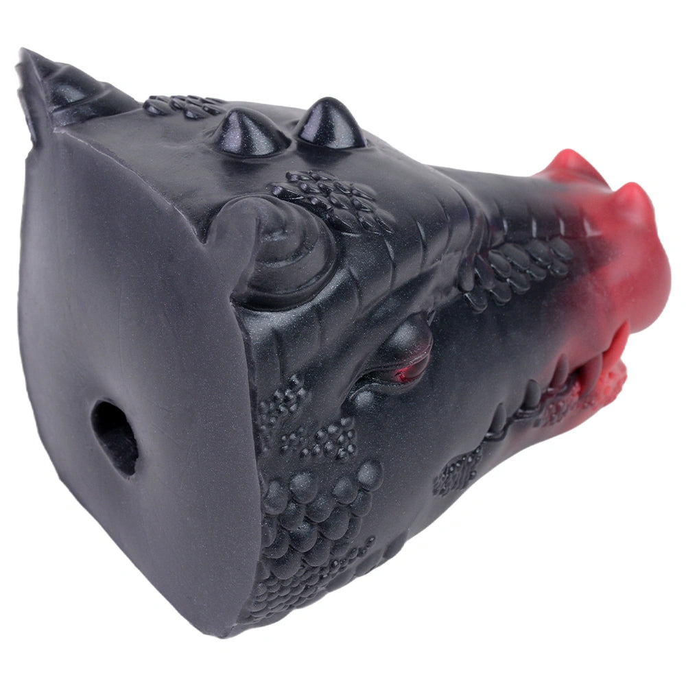 Dragon Masturbator Vornyx Black Blood Red Eye 6cm – rear profile view