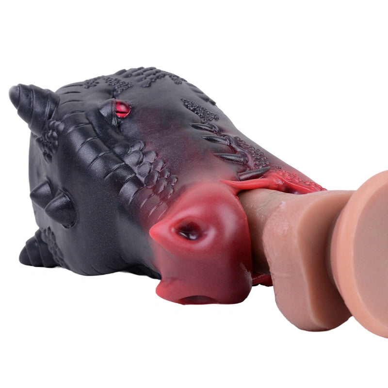 Dragon Masturbator Vornyx Black Blood Red Eye 6cm – detail close-up
