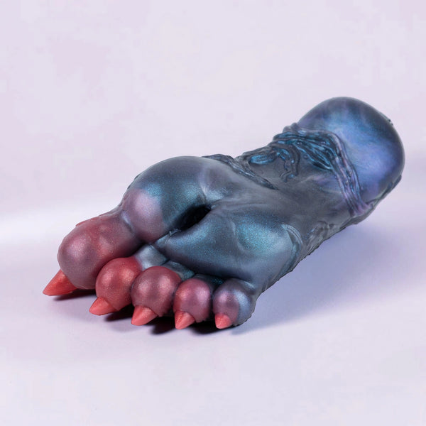 Masturbateur Patte de Dinosaure Draveth Bleu Acier Crimson