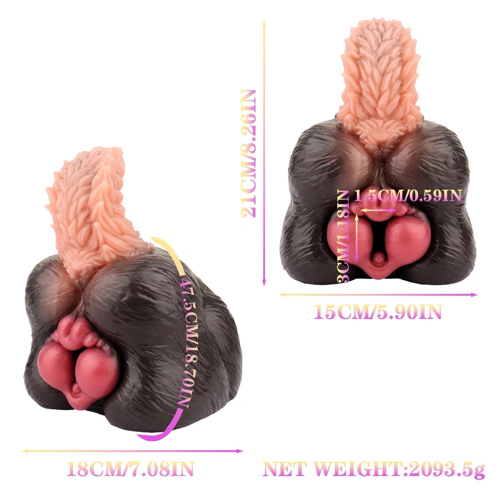 Rex Bully Tailless Dog Single Channel Fantasy Masturbator