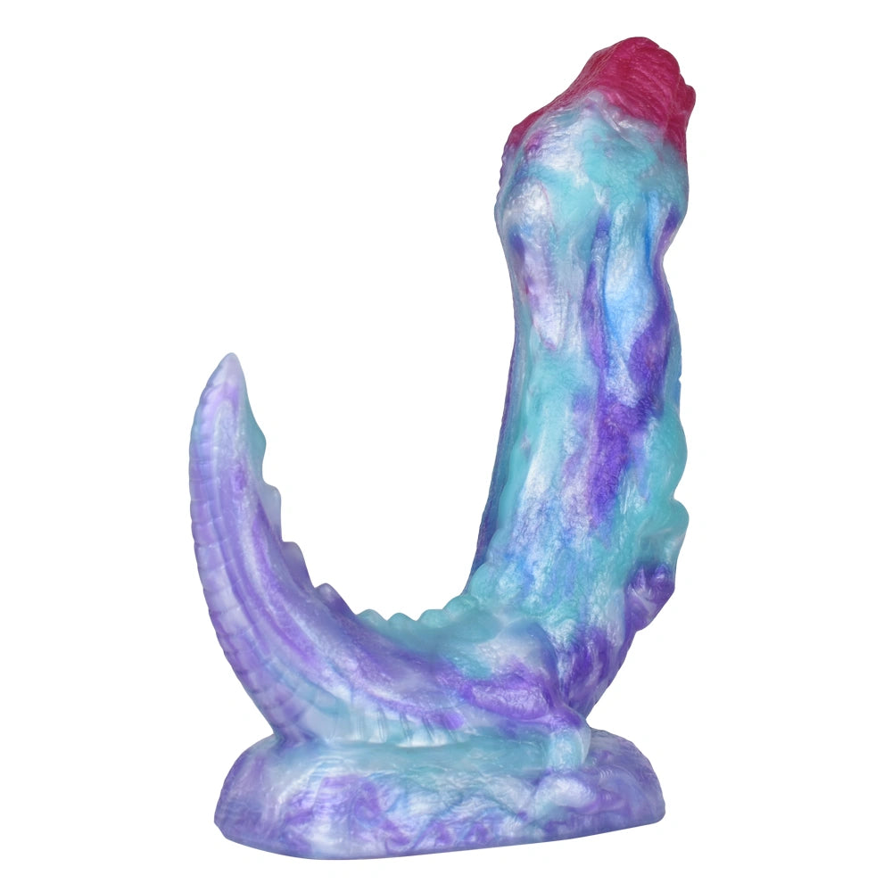 Dragon Dildo RAPTVEX Ice Dragon Platinum Silicone