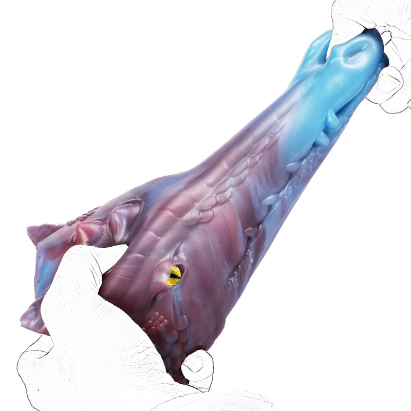 Dragon Masturbator Drakvorn Fantasy Yellow Eye