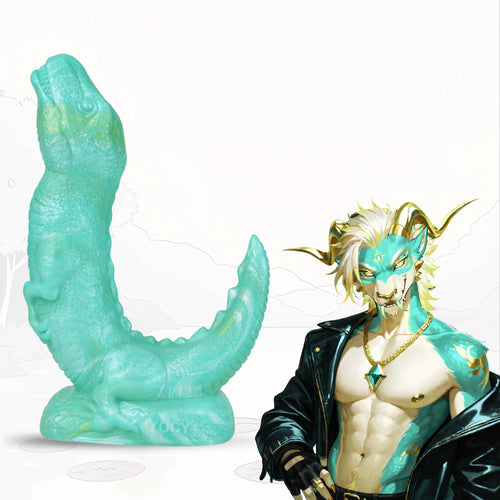 Fantasy Dildo RAPTVEX Velociraptor Platinum – lateral side view