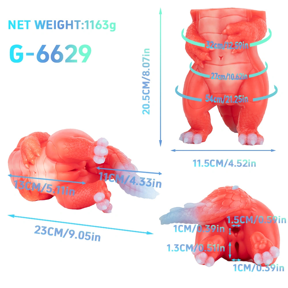 Butt Masturbator Inferno Red Dragon Dual Channel