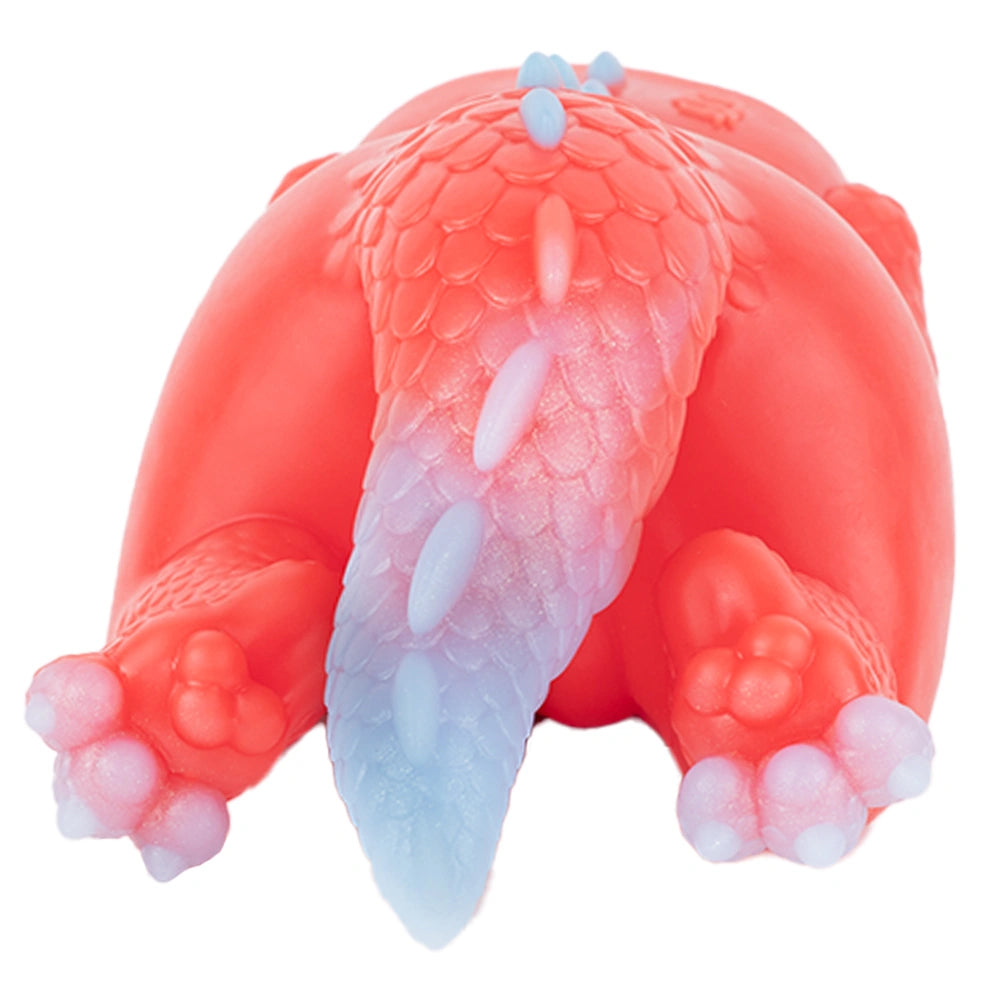 Butt Masturbator Inferno Red Dragon Dual Channel – size scale reference