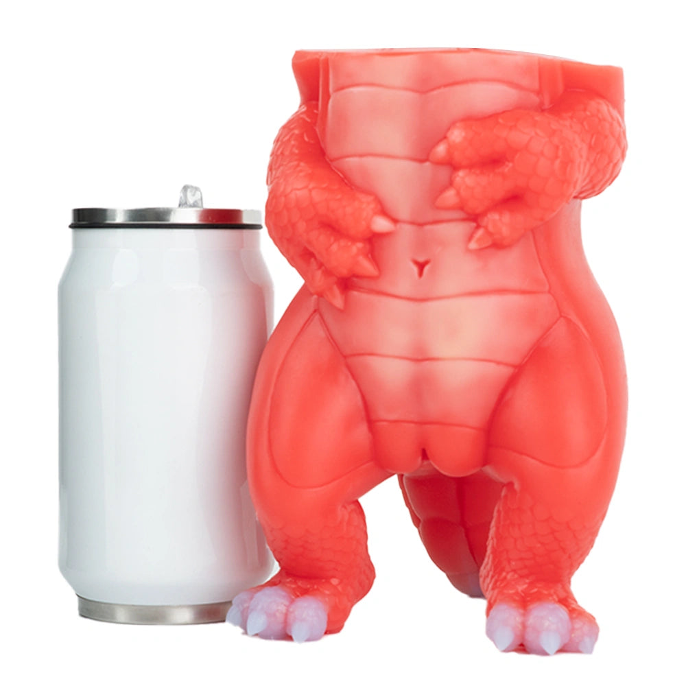 Butt Masturbator Inferno Red Dragon Dual Channel – bottom base view