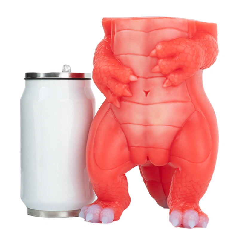 Butt Masturbator Inferno Red Dragon Dual Channel – bottom base view