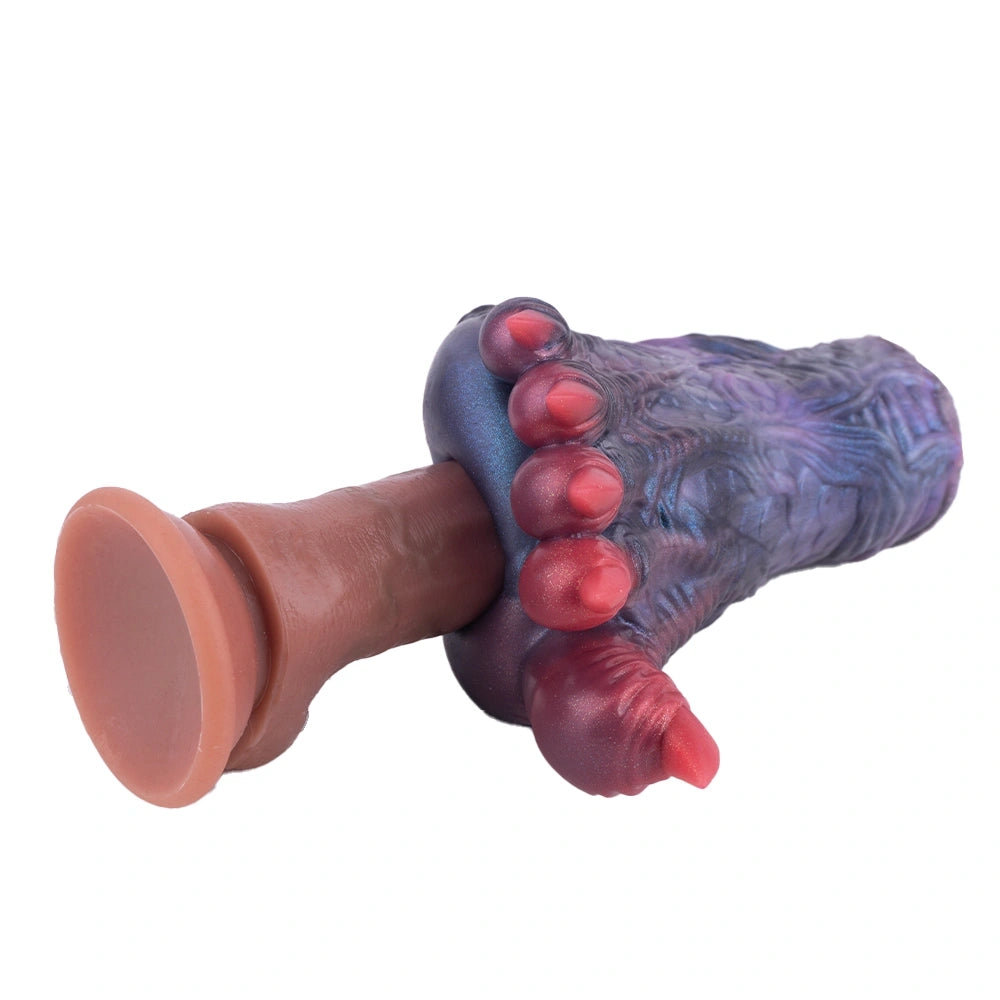 Dinosaur Paw Masturbator Draveth Steel Blue Crimson