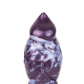 Double Knot Dildo Duovoor Violet Grey 4.5cm 7cm – bottom base view