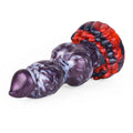 Double Knot Dildo Duovoor Violet Grey 4.5cm 7cm