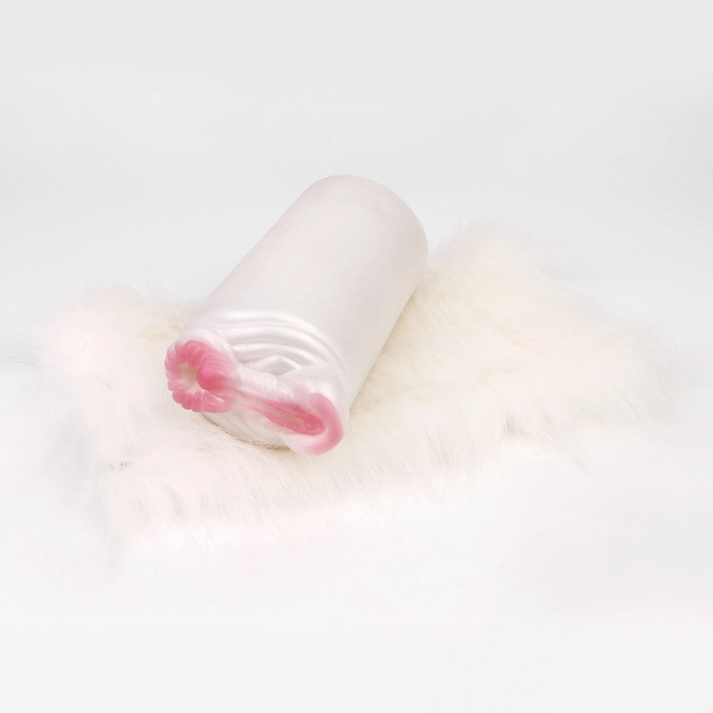 Furry Male Masturbator Equiplux White Mane – lateral side view