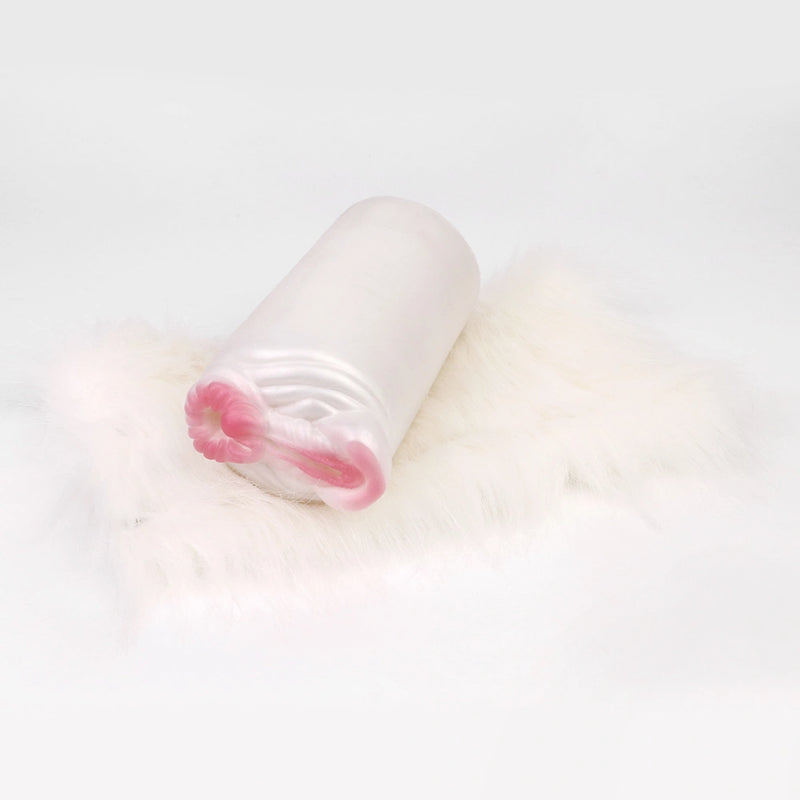 Furry Male Masturbator Equiplux White Mane – lateral side view