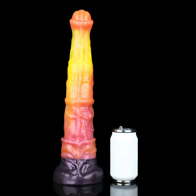 Fantasy Horse Dildo Solvrex Dual Layer Double – size scale reference