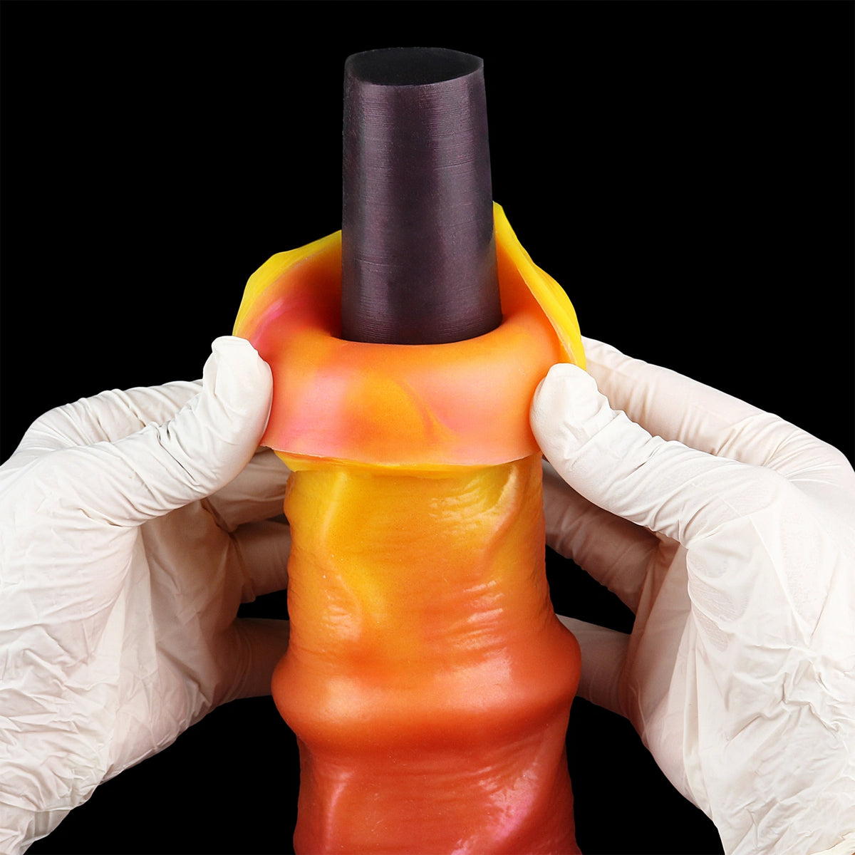 Fantasy Horse Dildo Solvrex Dual Layer Double – texture detail
