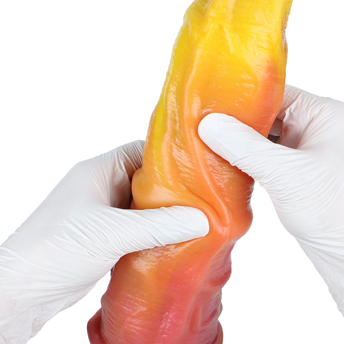 Fantasy Horse Dildo Solvrex Dual Layer Double – bottom base view