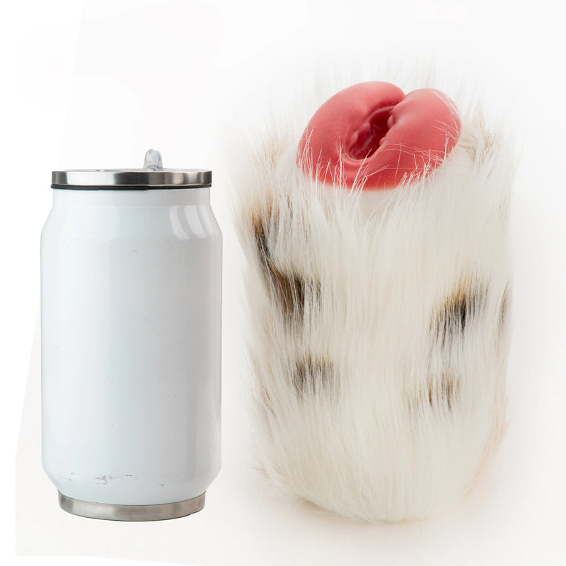 Furry Masturbator Calixplux White Spotted Fur Single Entry