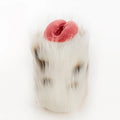 Furry Masturbator Calixplux White Spotted Fur Single Entry