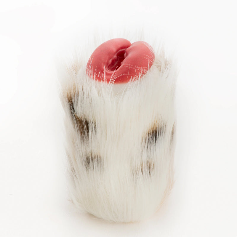 Furry Masturbator Calixplux White Spotted Fur Single Entry