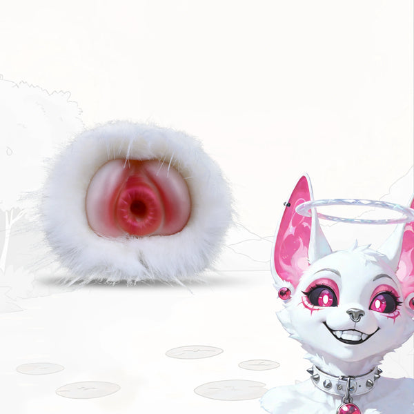 Furry Male Masturbator Arctplux Arctic White Fur