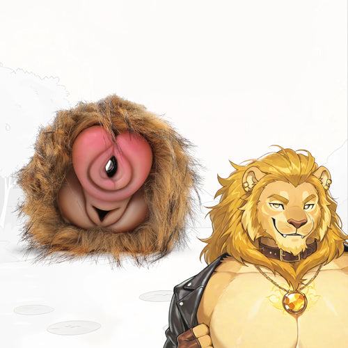 Furry Male Masturbator Leonplux Golden Lion Mane – main product shot
