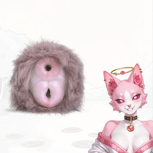 Furry Male Masturbator Roplux Rose Mauve Plush – main product shot