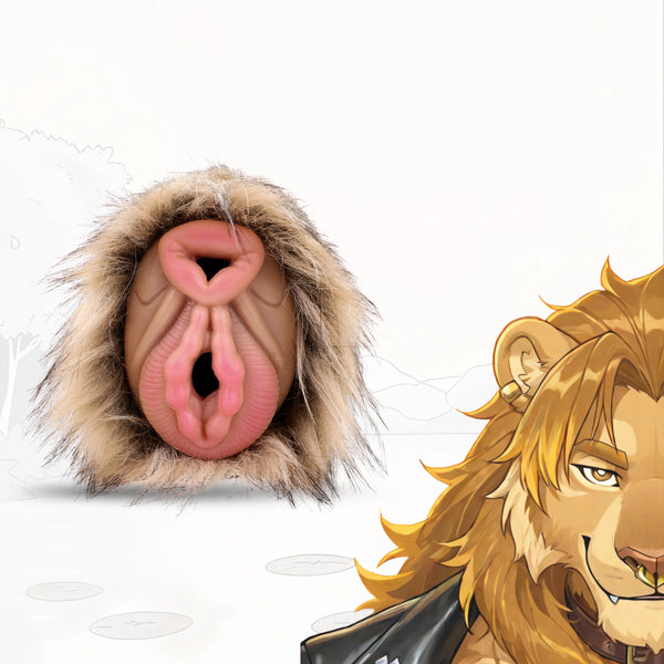 Furry Male Masturbator Tanplux Blond Fur Dual Entry