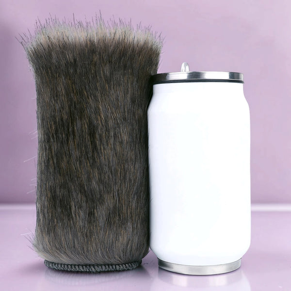 Masturbateur Furry Noirplux Dark Brown à Double Entrée Cannelée alternate view