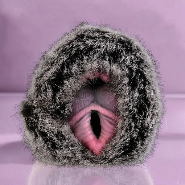 Masturbateur Furry Velplux Léopard Gris en Peluche