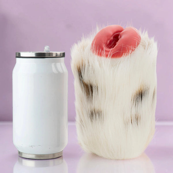 Masturbateur Furry Calixplux Fourrure Blanche Tachetée Entrée Unique alternate view