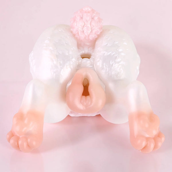 Masturbateur Fantaisie Fesses à Double Canal Lapin Rose Fleurissant