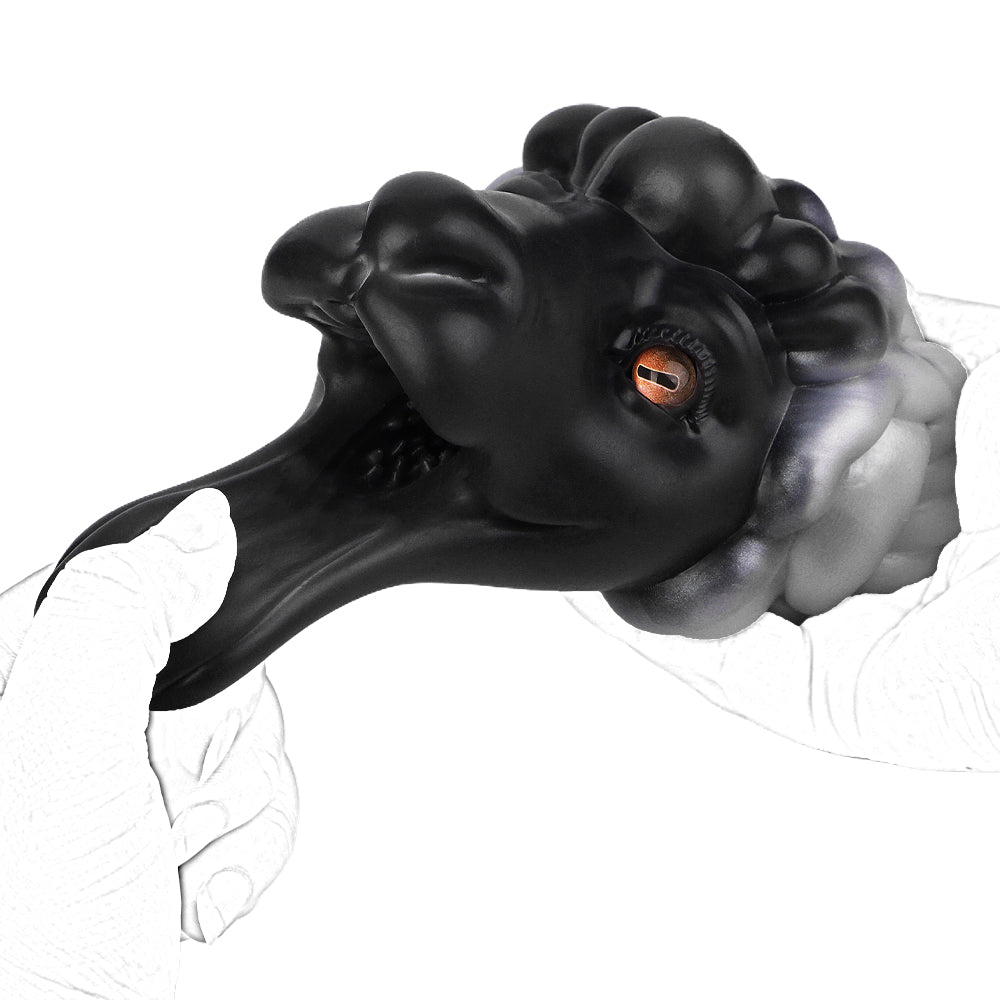Sheep Masturbator Ovrek Animal Head Fleece – side profile view