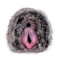 Furry Male Masturbator Griplux Silver Grey Spotted – front view