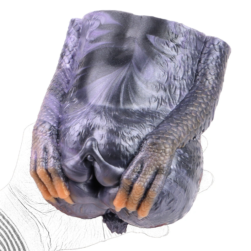 Butt Masturbator Gryphina Gryphon Dual Channel – side profile view