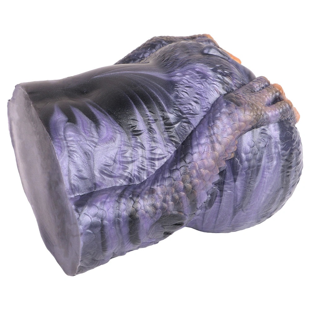 Butt Masturbator Gryphina Gryphon Dual Channel – silicone texture close-up