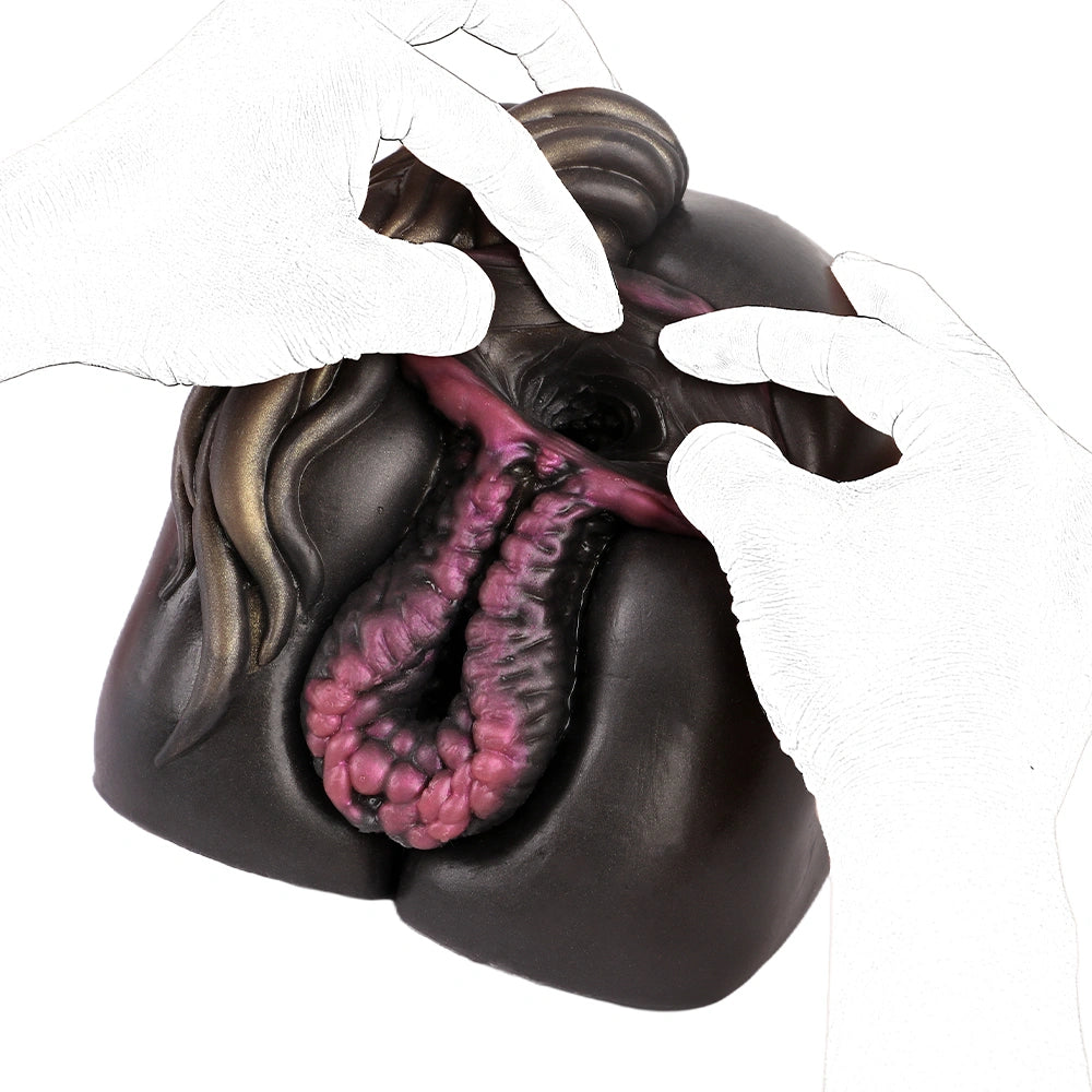 Butt Masturbator Hahama Horse Dual Channel – rear profile view