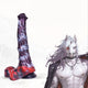 Horse Dildo Volcrest Dual Colorway Platinum Silicone