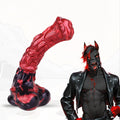 Enormous Horse Dildo Moltenax Red Flames 1114g