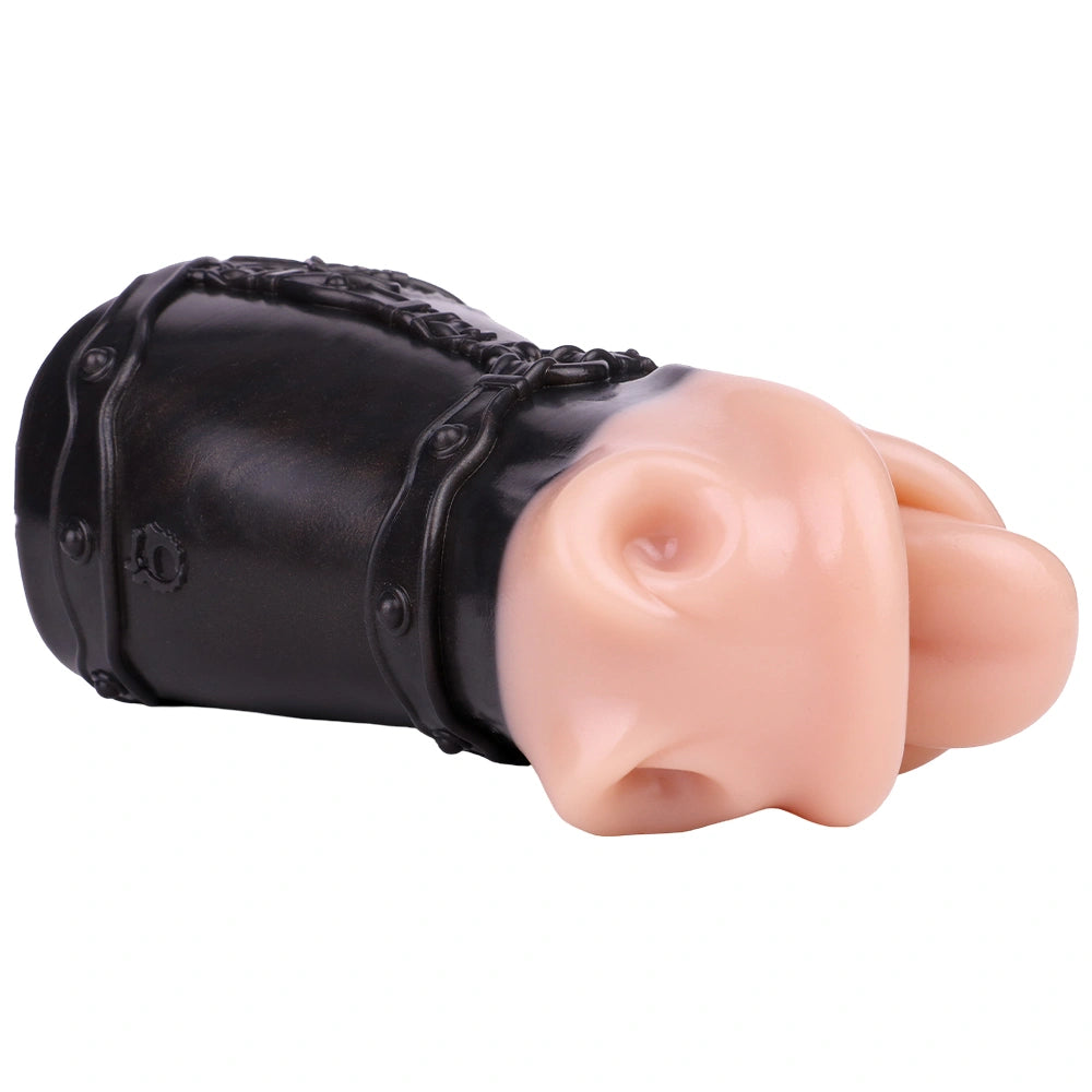 Mouth Masturbator Umbral BDSM Harness Helix – rear profile view