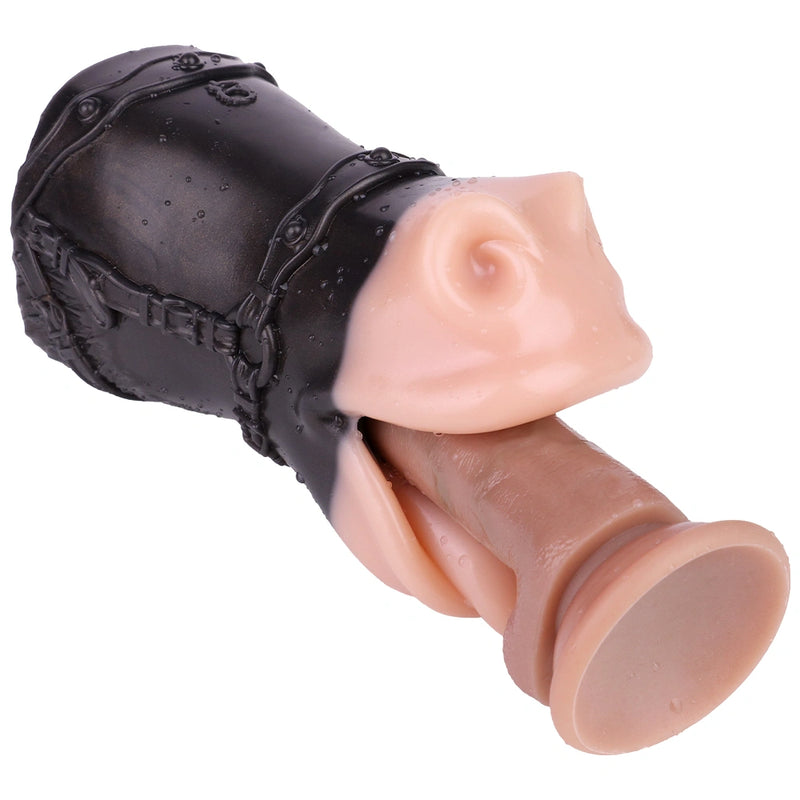 Mouth Masturbator Umbral BDSM Harness Helix – three-quarter angle