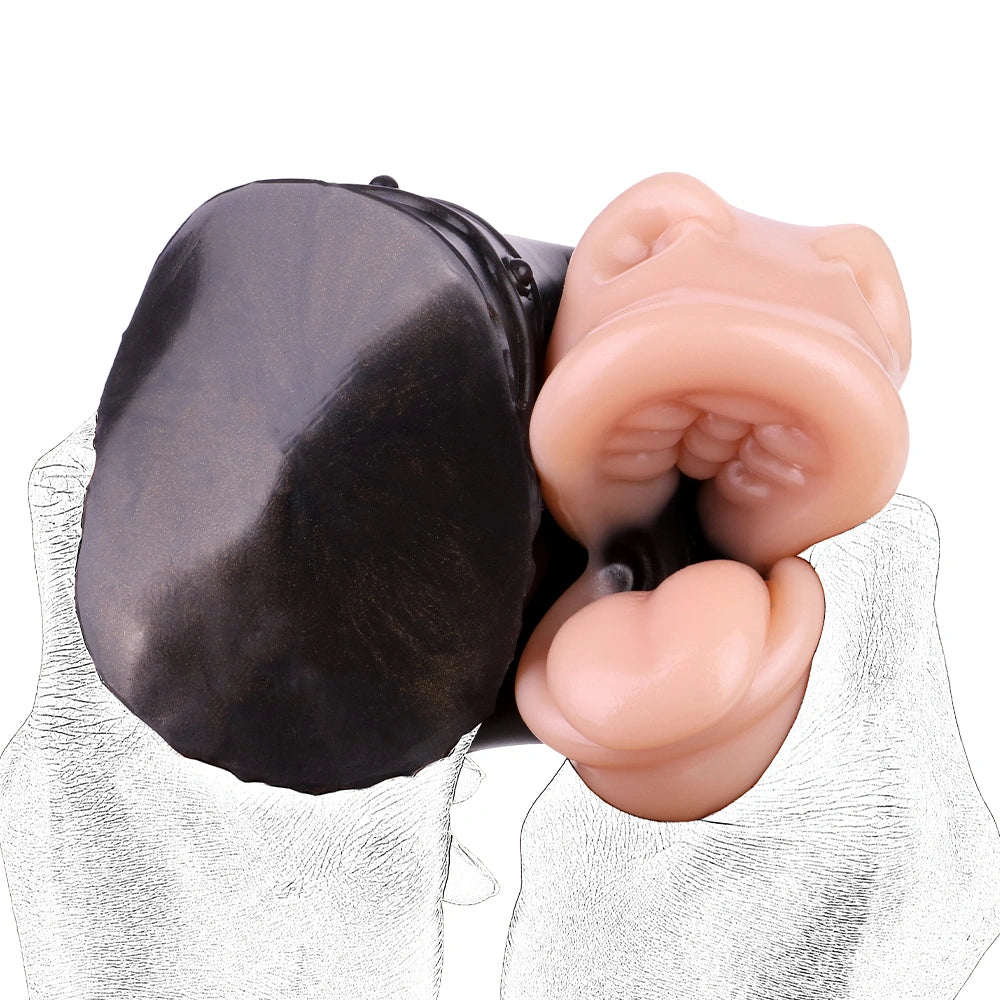 Mouth Masturbator Umbral BDSM Harness Helix – top view