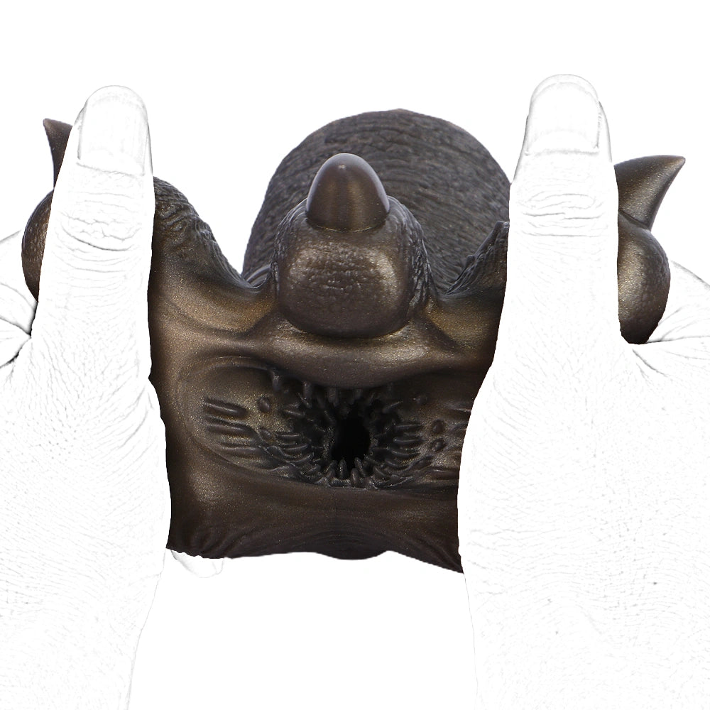Reptile Paw Masturbator Kaelthor Dark Bronze Gold – bottom view